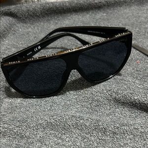 Guess Black Sunglasses with Silver Accents